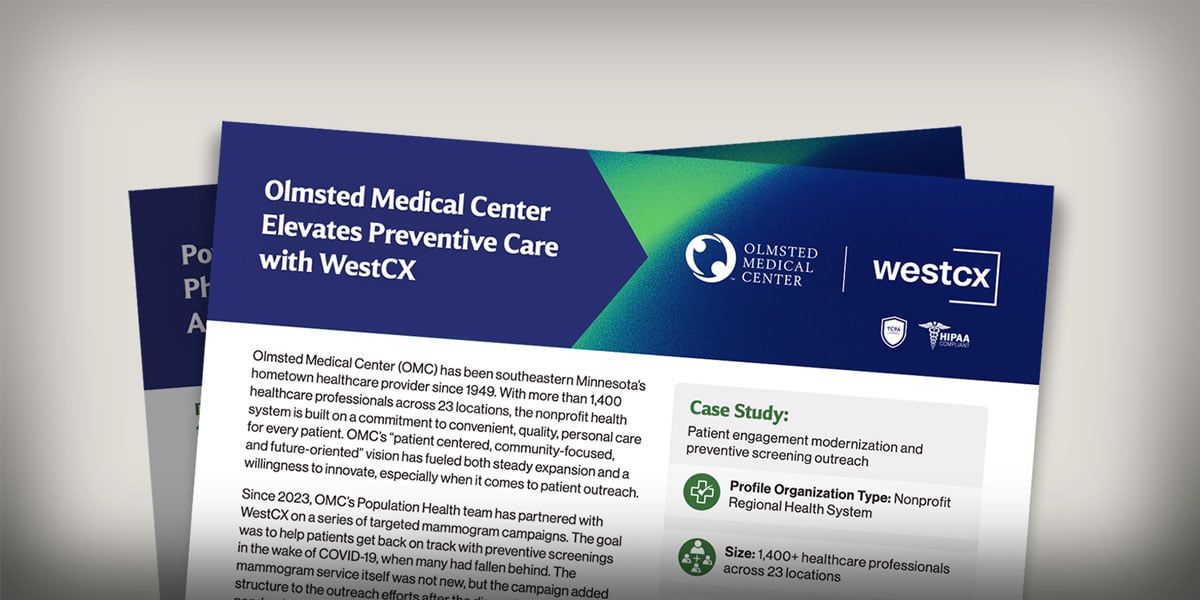 Olmsted Medical Center Elevates Preventive Care with WestCX