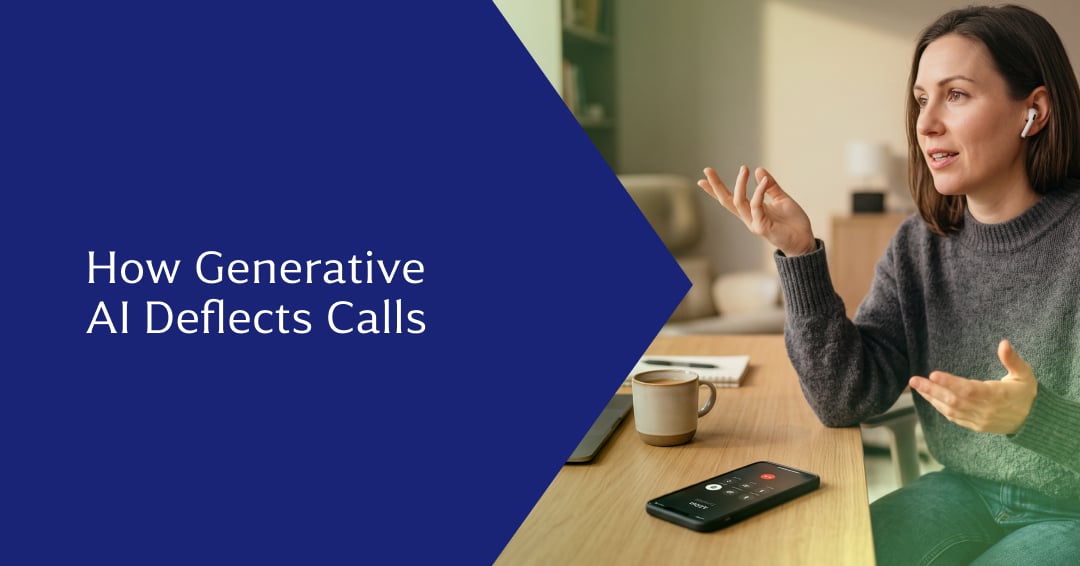 The Role of Generative AI in Deflecting Calls Without an Agent