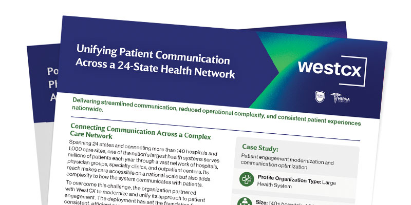 Unifying Patient Communication Across a 24-State Health Network