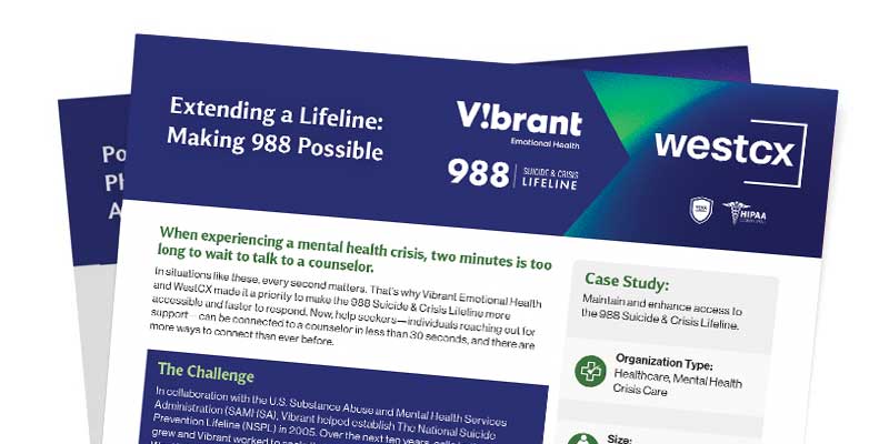 Extending a Lifeline: Making 988 Possible